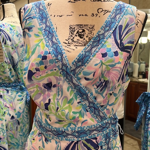 Lilly Pulitzer Midi Dress size 14 NWT - Picture 2 of 4